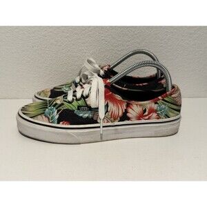 Vans Era Low Skate Shoe Hawaiian Print Floral Mens 8 Womens 9.5 Lace Up Sneaker